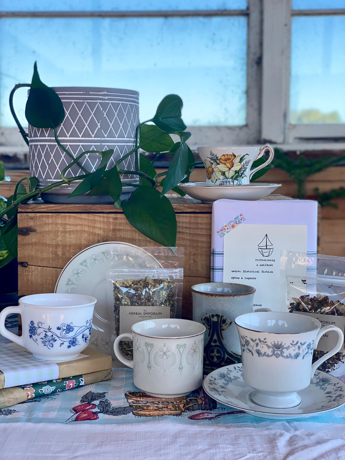 Blind Dates with Books and a well-provisioned sailboat