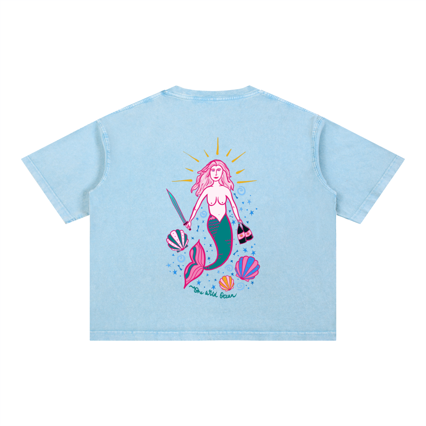 Maximalist Mermaid Boxy Tee