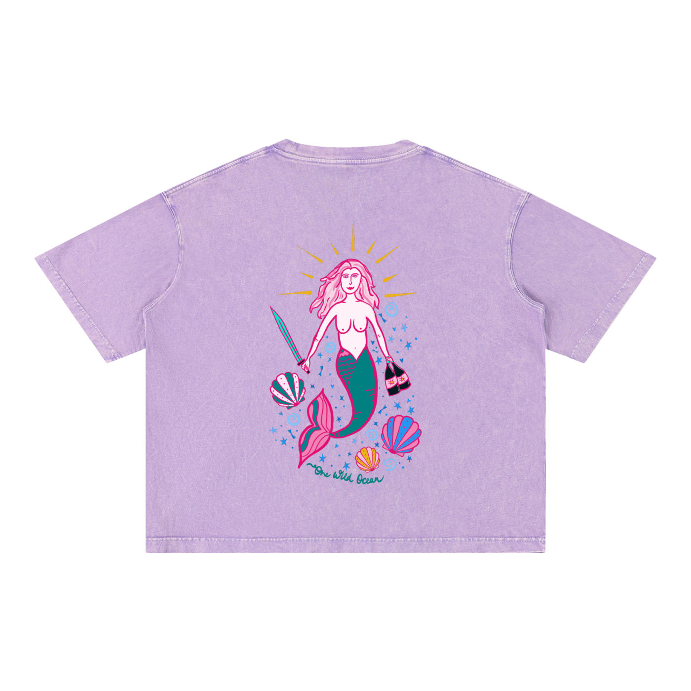 Maximalist Mermaid Boxy Tee