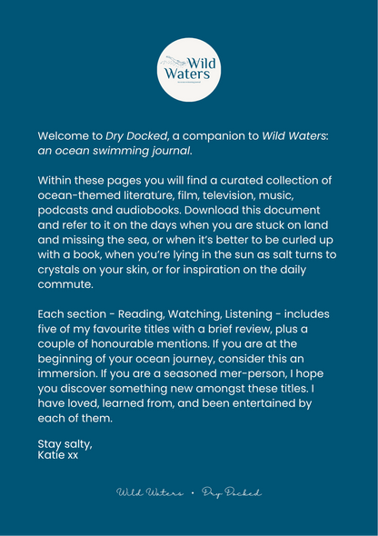 Dry Docked: A Companion to the Wild Waters Ocean Swimming Journal