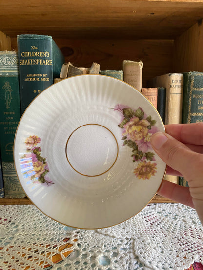 Vintage Hitkari Potteries Teacup Trio