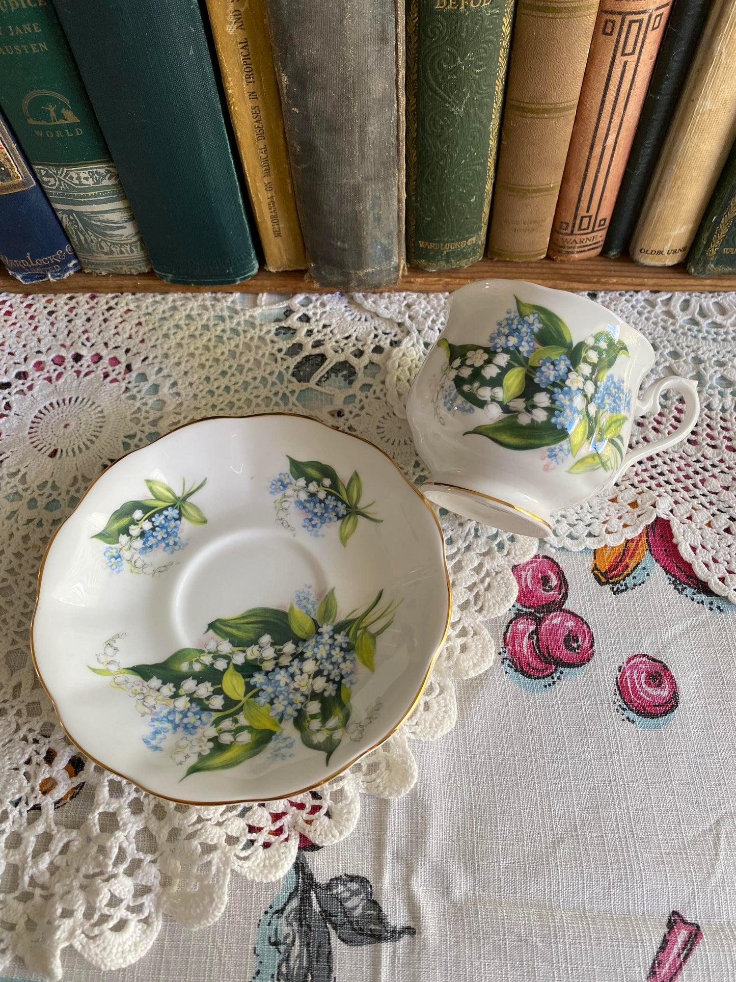 Royal Albert 'Lily of the Valley' Teacup & Saucer