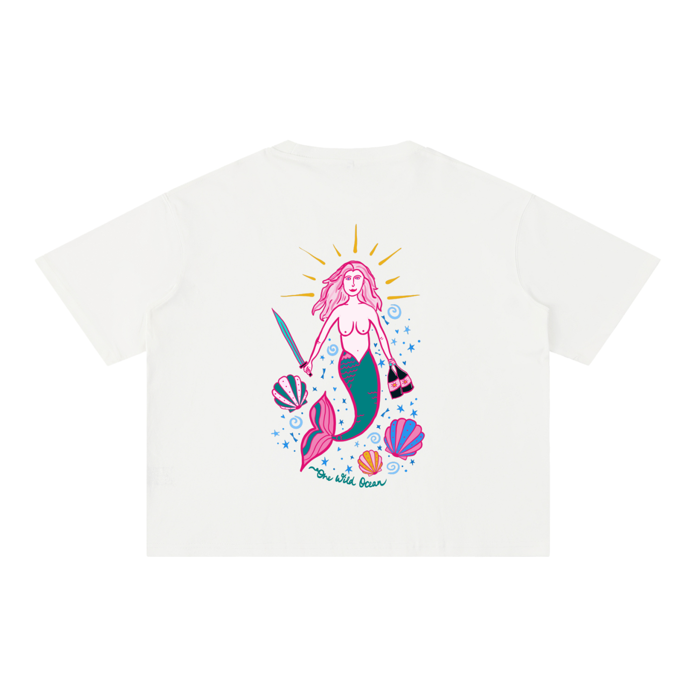 Maximalist Mermaid Boxy Tee